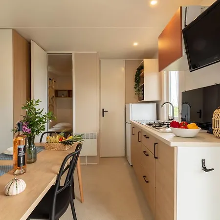 L'olivier Mobil-home Climatise Avec Vue Exceptionnelle Casa de Férias Hyères